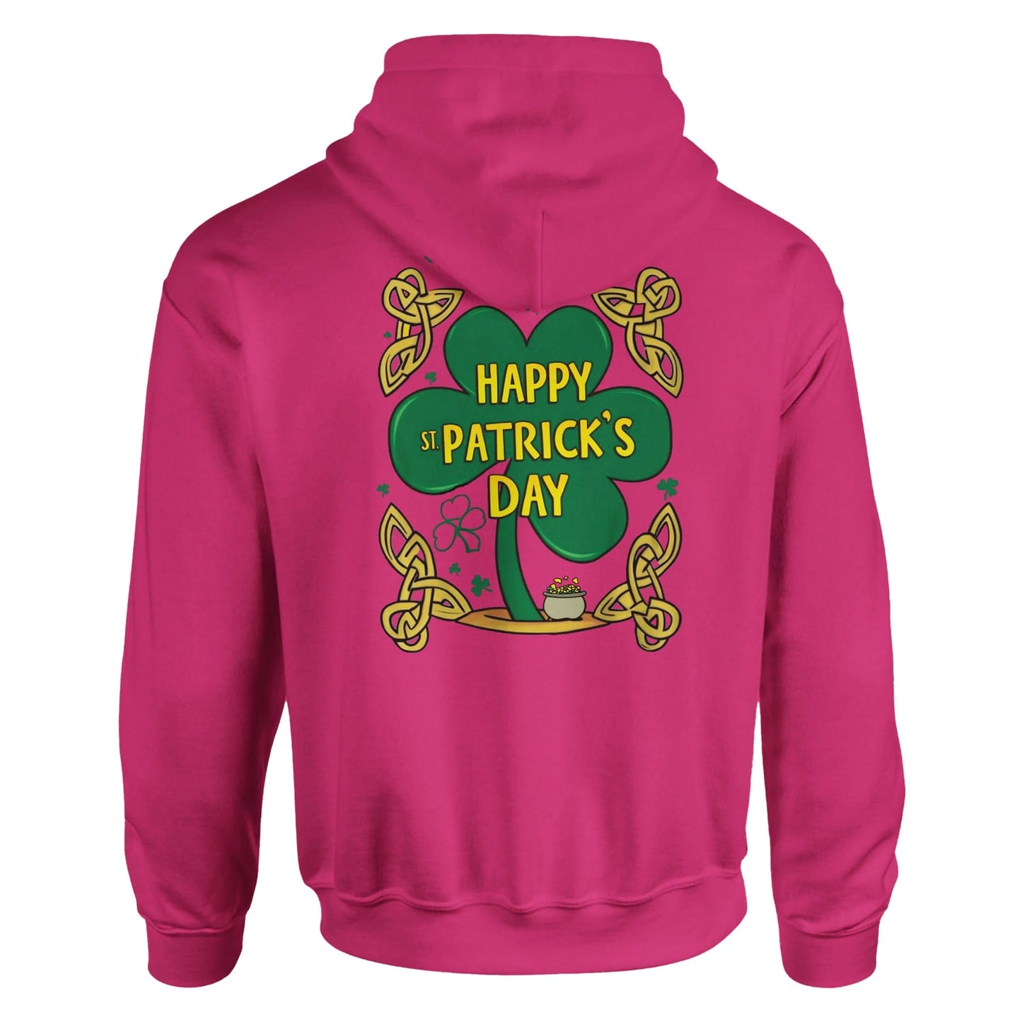 Pink St Patricks Day Hoodie