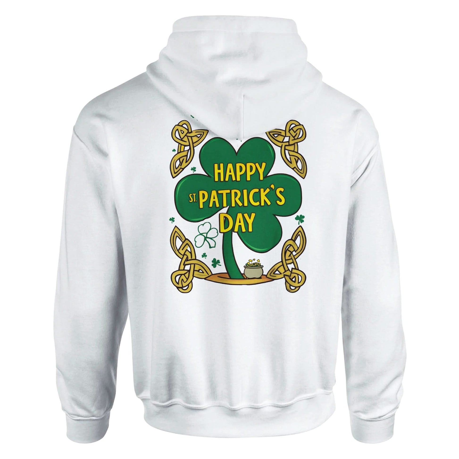 St Patrick's Day White Hoodie