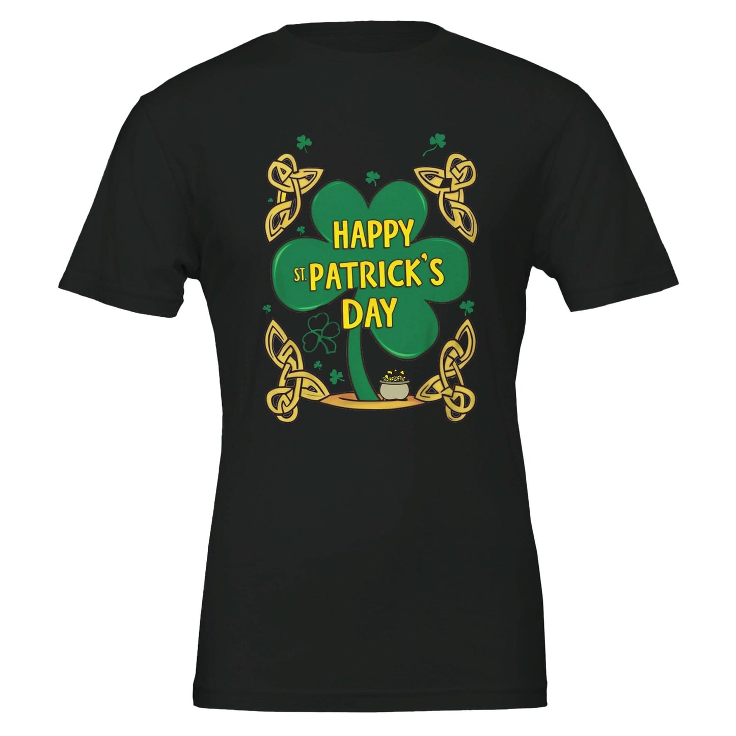 Black St Patricks Day T-Shirt 2025